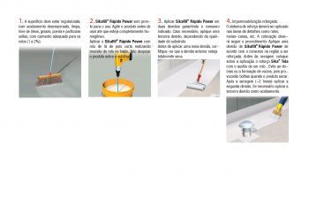 Evitar ou tratar infiltrações de água em lajes ou terraços sem tela de reforço - SIKAFILL® RÁPIDO POWER - Image 3