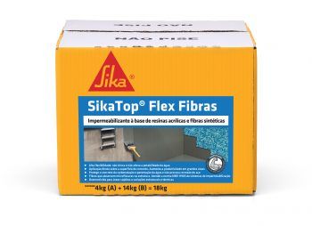 Impermeabilizar áreas frias, reservatórios elevados e piscinas - SIKATOP® FLEX FIBRAS